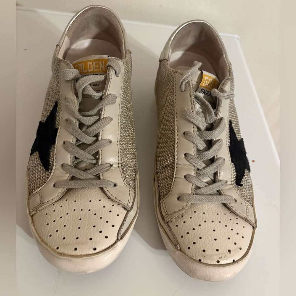 Golden Goose Golden Goose Superstar Leather Sneakers, size 36